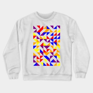 Amazing Geometric Colourful Triangle Pattern #9 Crewneck Sweatshirt